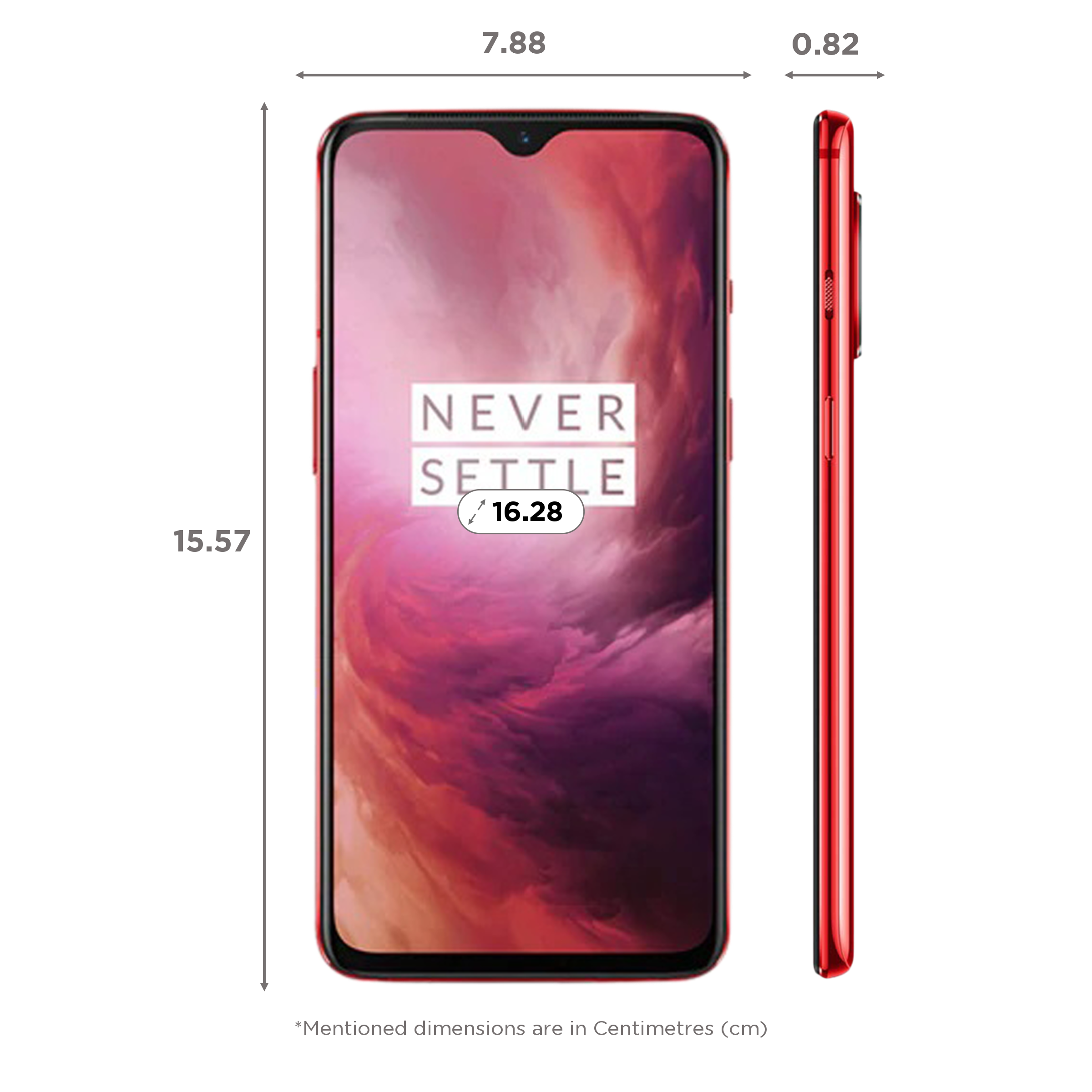 Buy Refurbished OnePlus 7 (8GB RAM, 256GB, Mirror Red